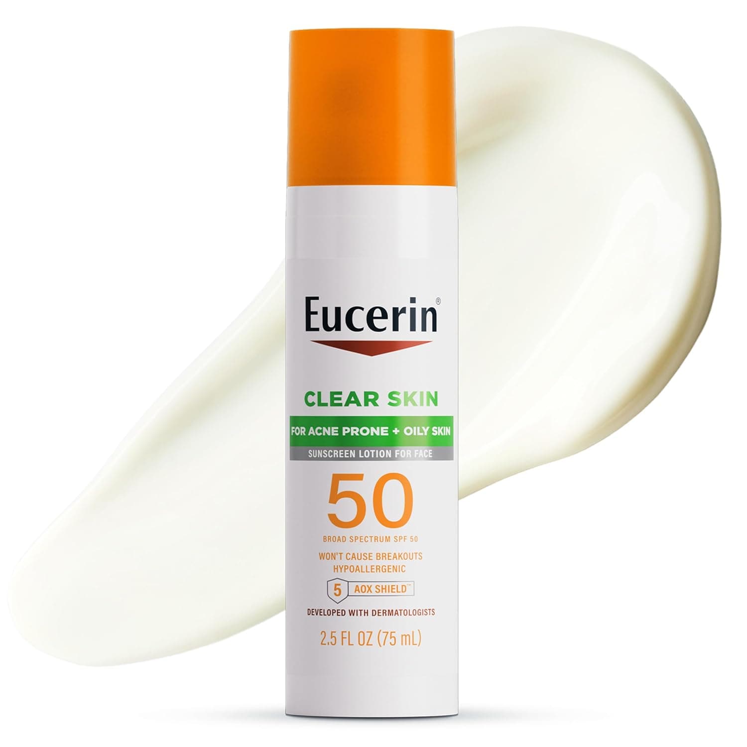 Eucerin Clear Skin Face Sunscreen Lotion SPF 50 product image