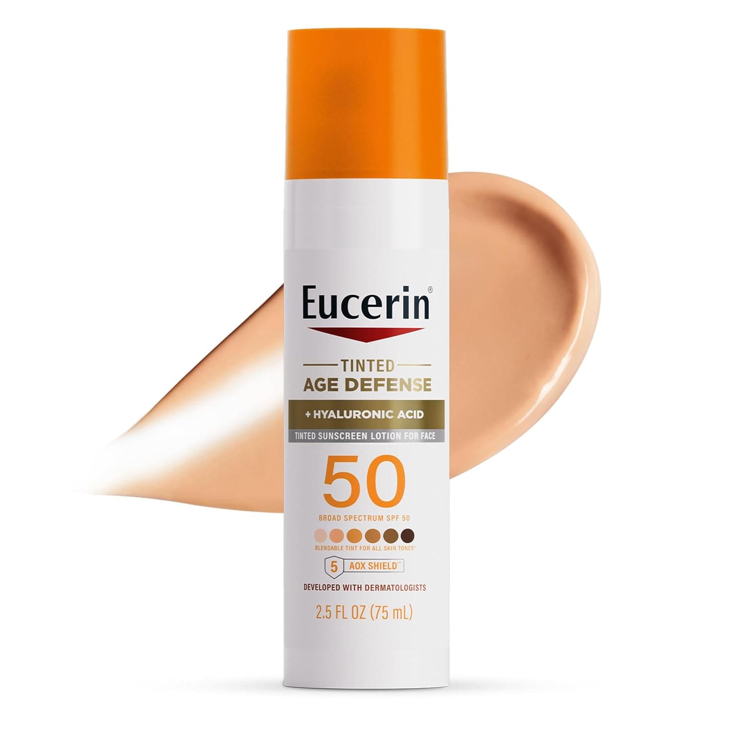 Eucerin Sun Age Defense Tinted Face Lotion SPF 50 product image
